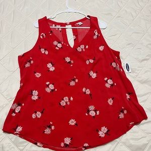 Women’s Floral Sleeveless Blouse